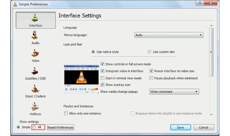 VLC – Einfache Einstellungen