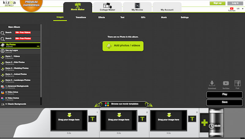 Kizoa Online-Filmstudio