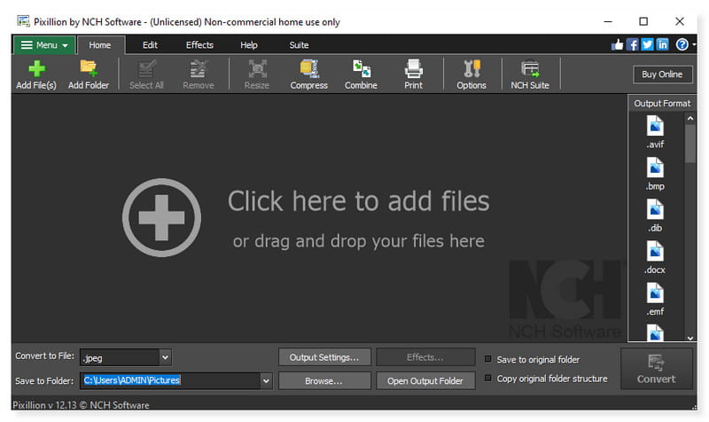 Pixillion SVG-Datei hinzufügen