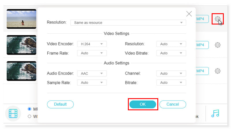 Vidmore Free Format wählen