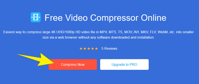 Twitter‑Video online komprimieren Hinzufügen