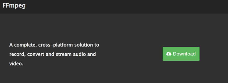 FFmpeg herunterladen