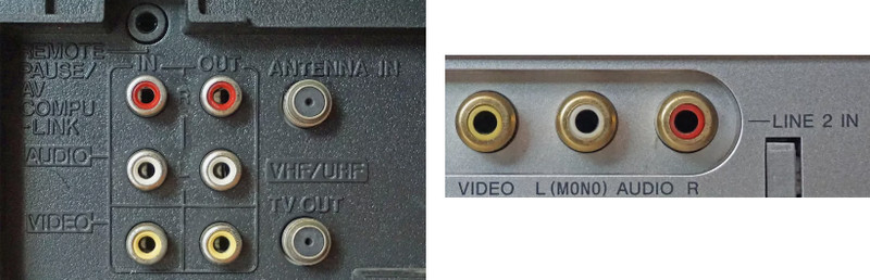 VHS-DVD-Recorder RCA verbinden