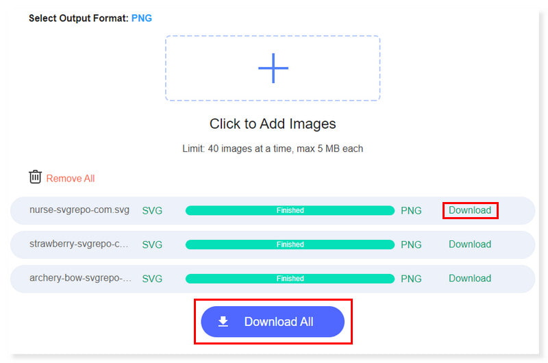 Vidmore Online Alle Dateien herunterladen