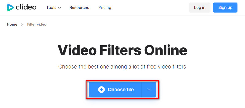 Option „Datei auswählen“