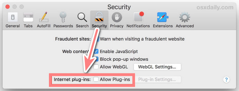 Plug‑ins deaktivieren