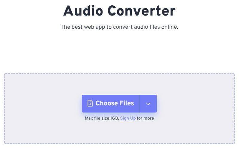 FreeConvert Audio Converter