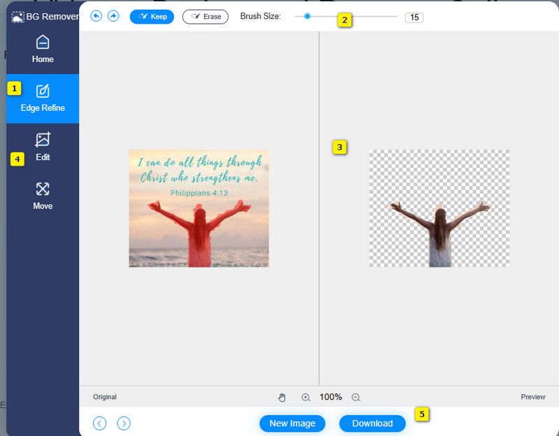 Logo-Hintergrund-Entferner Vidmore Entfernen Download