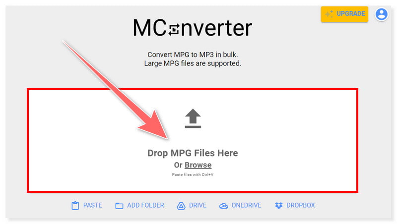 MConverter Online MPG zu MP3