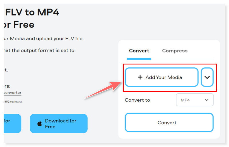 Movavi Online FLV-Datei hinzufügen