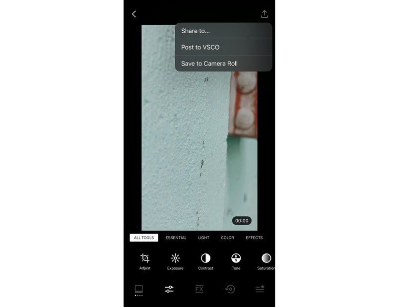 Bearbeiteten Clip speichern