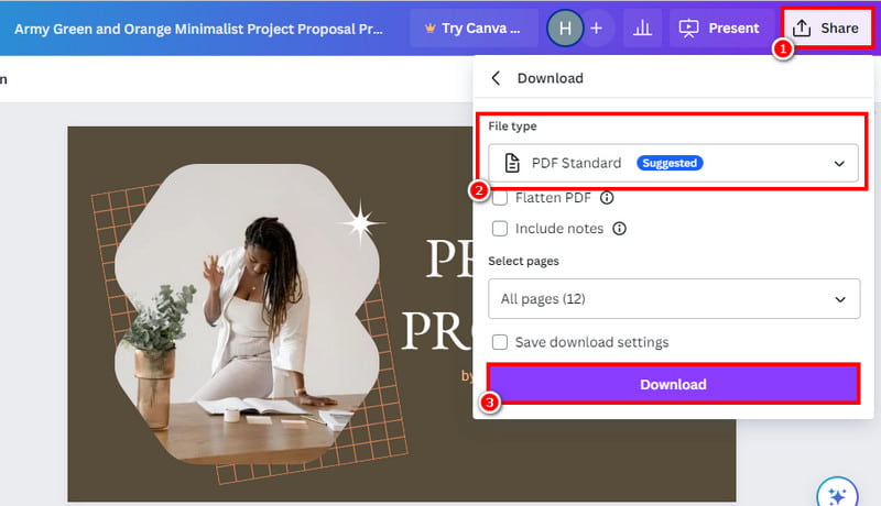 Diashow‑Erstellung speichern