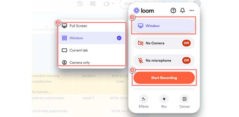Schaltfläche „Aufnahme starten“