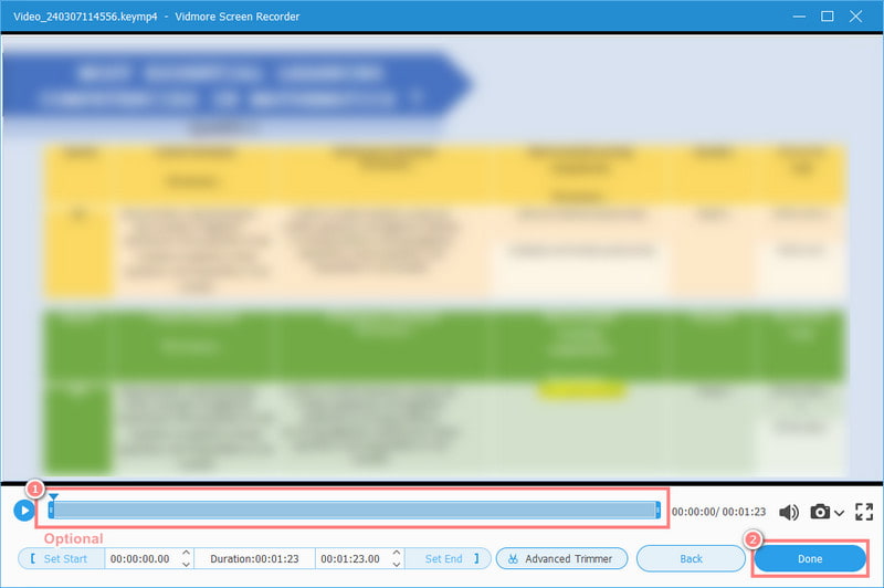 Zuschneiden und auf „Fertig“ klicken