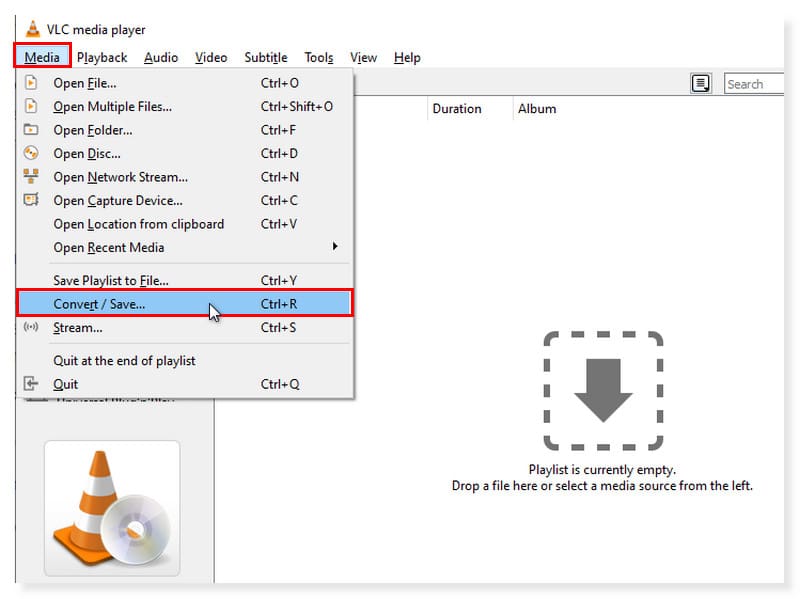 VLC ASF in MP4 konvertieren