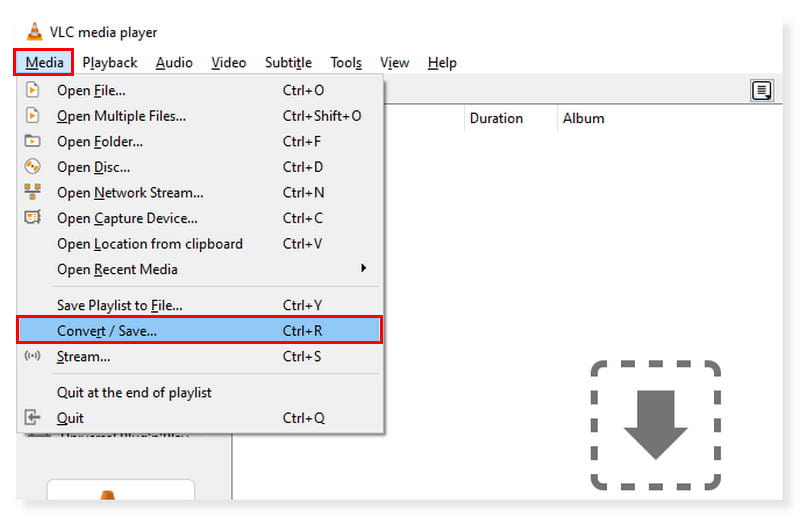 VLC MPEG-Datei öffnen