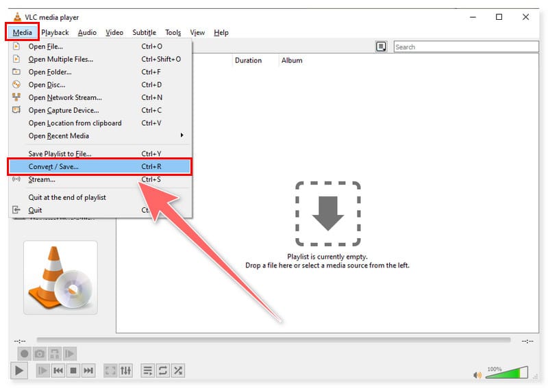 VLC Video-zu-MP3-Konverter
