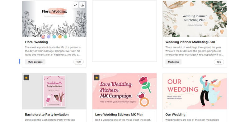 Vorlagen für Hochzeits‑Diashows