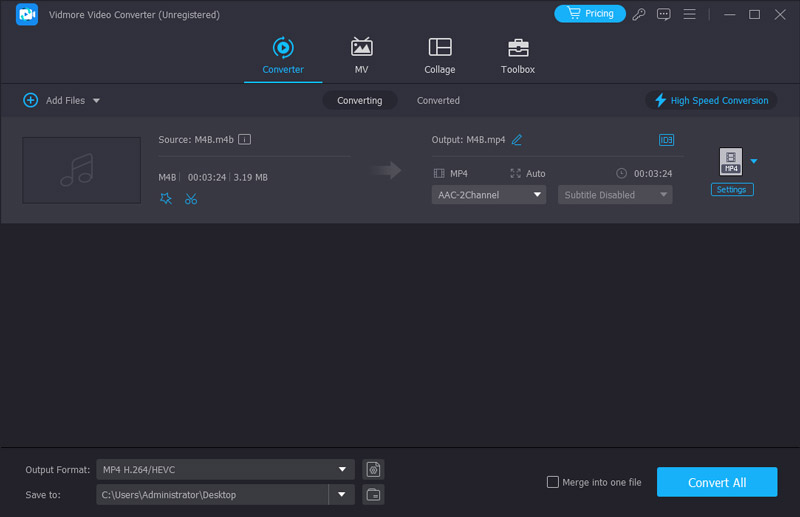 M4B-Datei hinzufügen