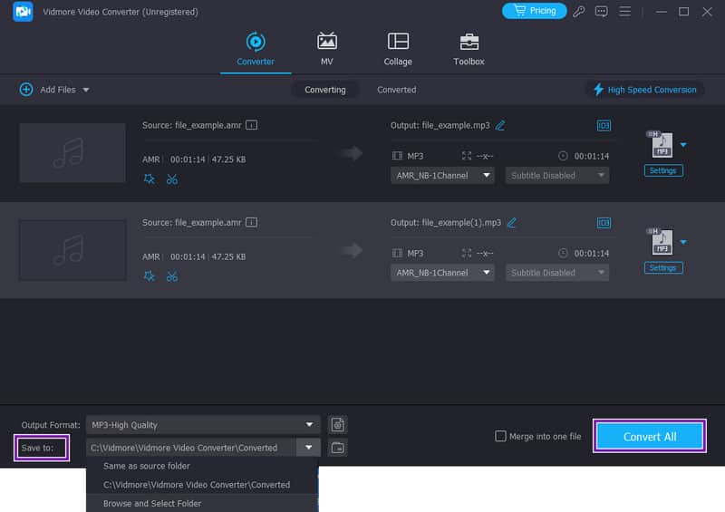 AMR in MP3 auf dem PC konvertieren – Bearbeiten, Speichern, Konvertieren