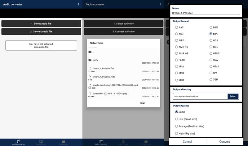 Auf Android konvertieren