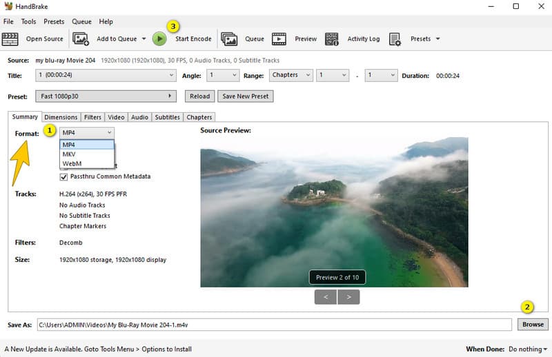 HandBrake MOV‑Dateien konvertieren