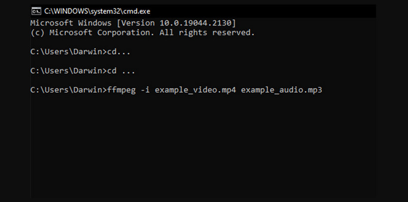 AAC-zu-MP3-Konverter FFmpeg