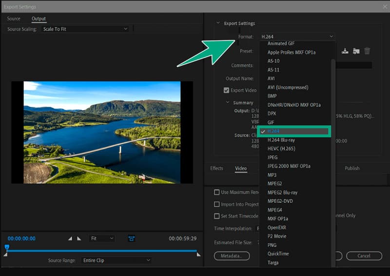 AVI zu MP4 Premiere konvertieren