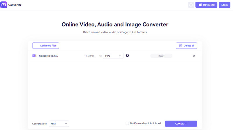 M4V MP3 Konverter Media.io
