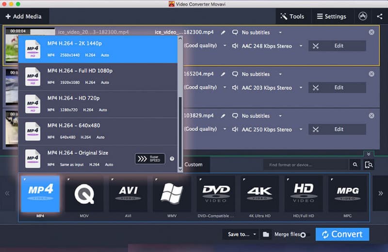 AMV-Konverter Movavi