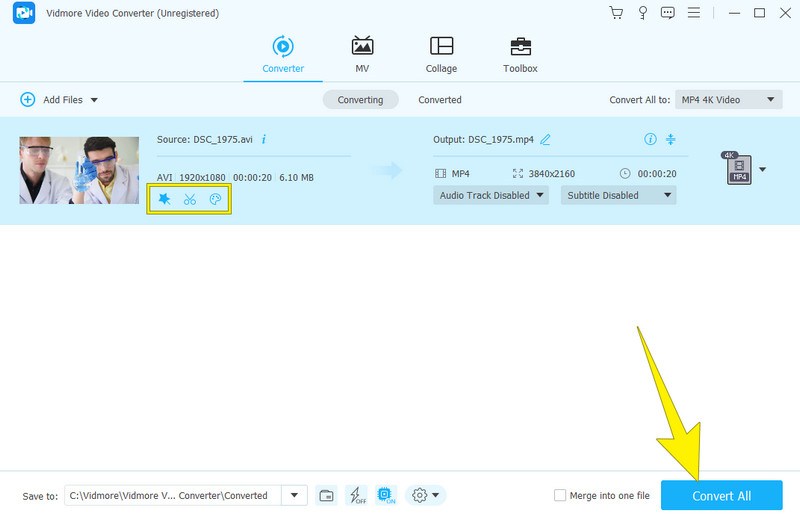 Schulungsvideo erstellen Vidmore‑Editor speichern