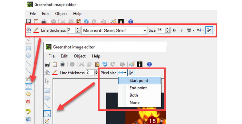 Greenshot-Bildeditor
