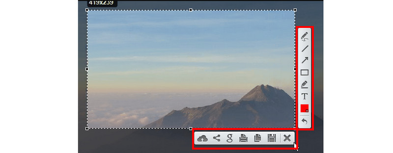 Lightshot Screenshot bearbeiten
