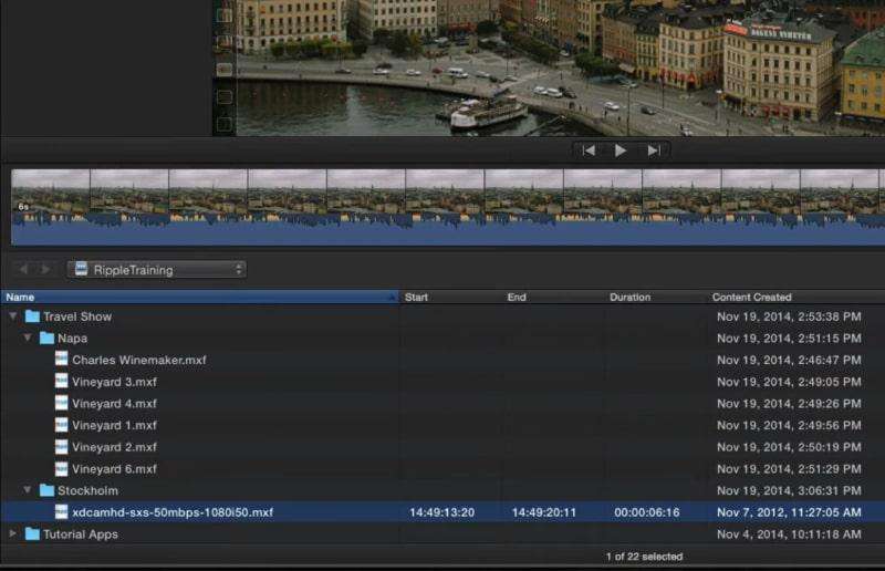 MXF-Editor Final Cut Pro