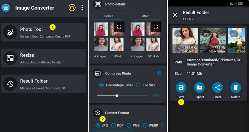 Konvertierung Android Konvertierung