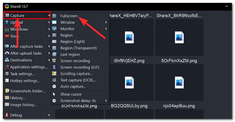 ShareX Bildschirmaufnahme-Tool