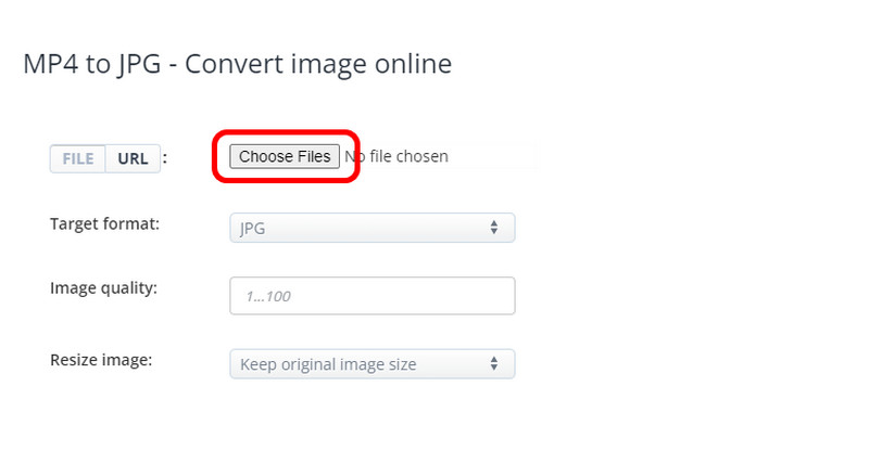 Dateien auswählen – AConvert