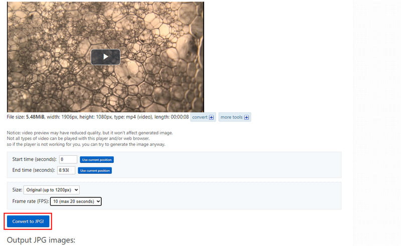 Schaltfläche In JPG oder PNG konvertieren