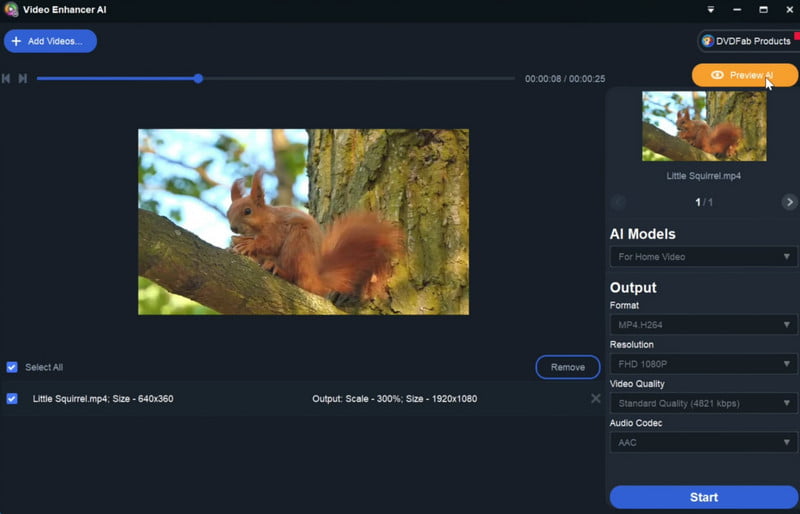 Dvdfab Video Enhancer AI