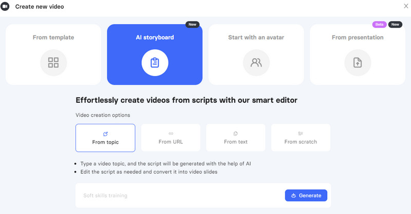 Elai.io KI-Generator