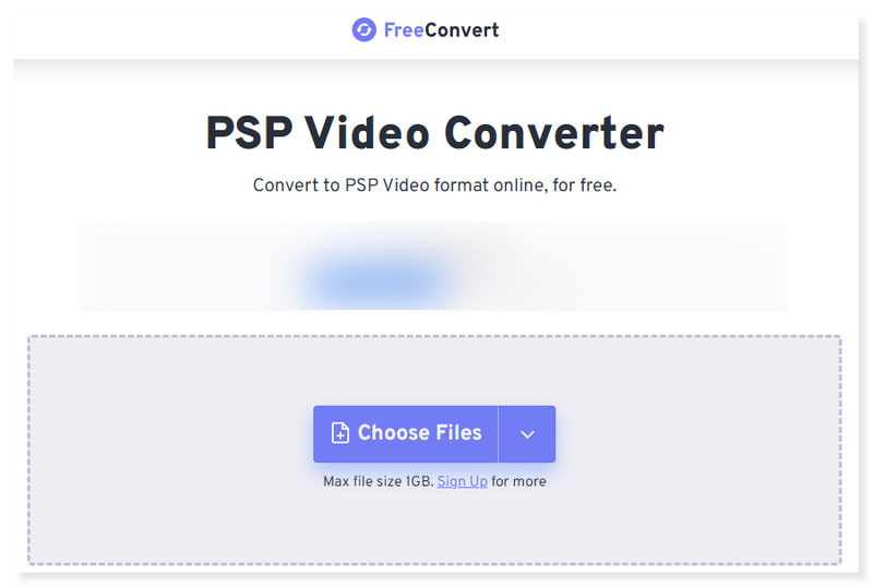 FreeConvert PSP Converter