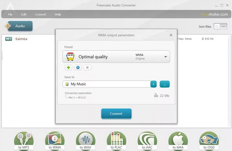 AAC‑Konverter Freemake