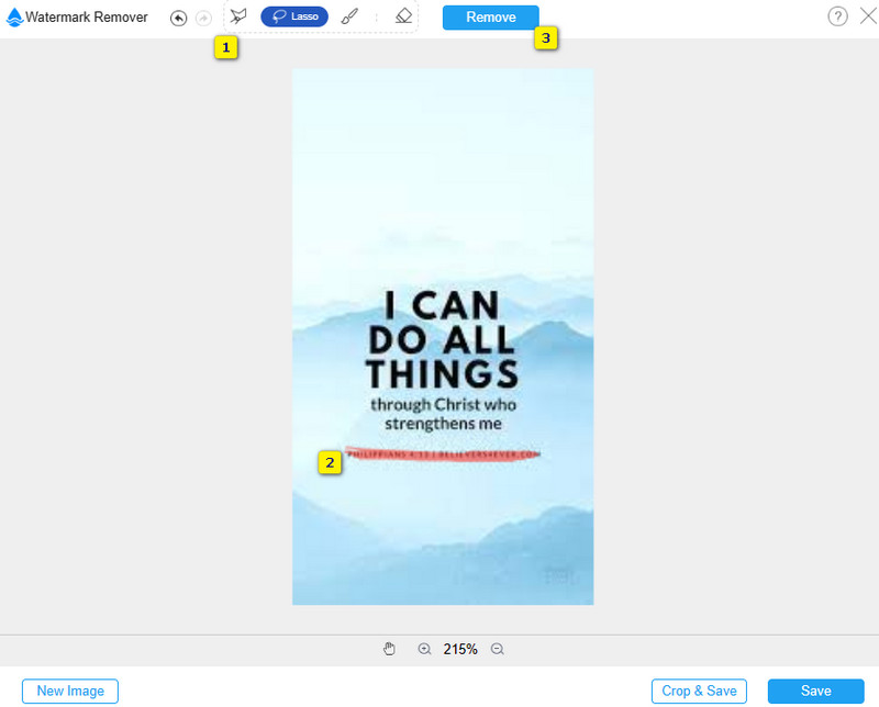 KI-Bildgenerator Wasserzeichen-Entferner starten