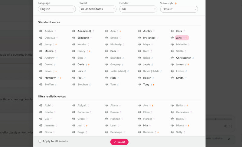 Sprachmodell auswählen