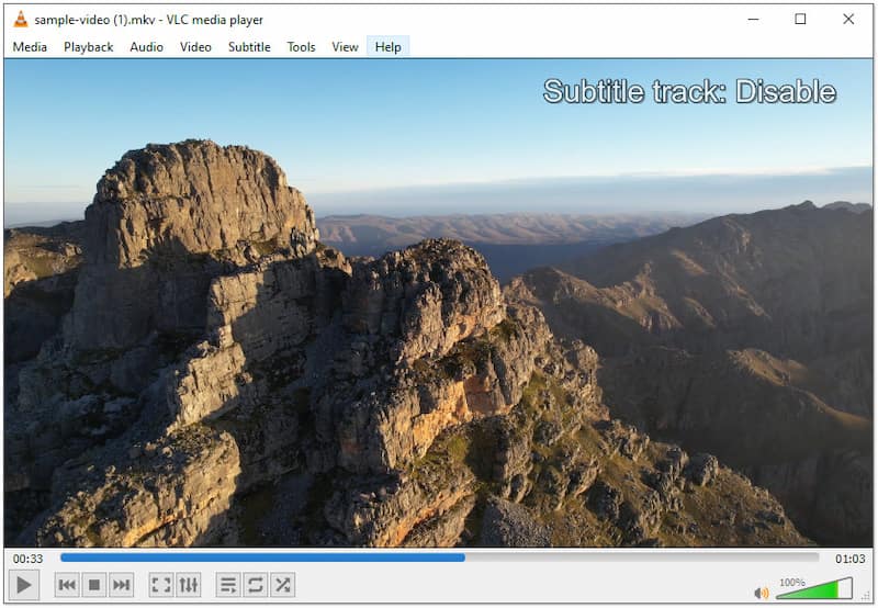 Untertitel deaktivieren