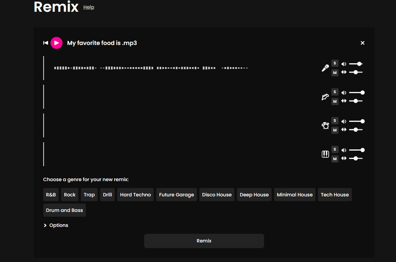 Fadr KI-Song-Remixer