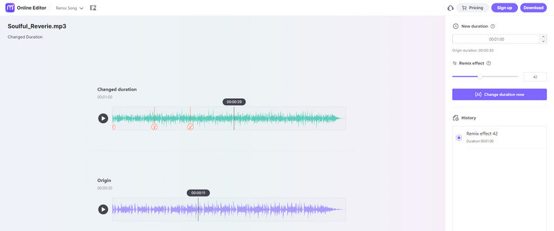 Media.io KI-Song-Remixer