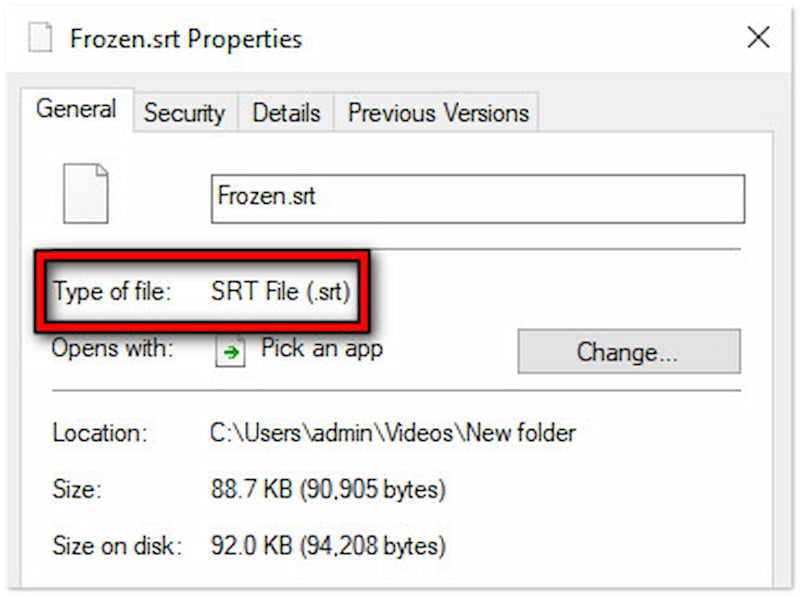 Prüfung der Untertiteldateikompatibilität