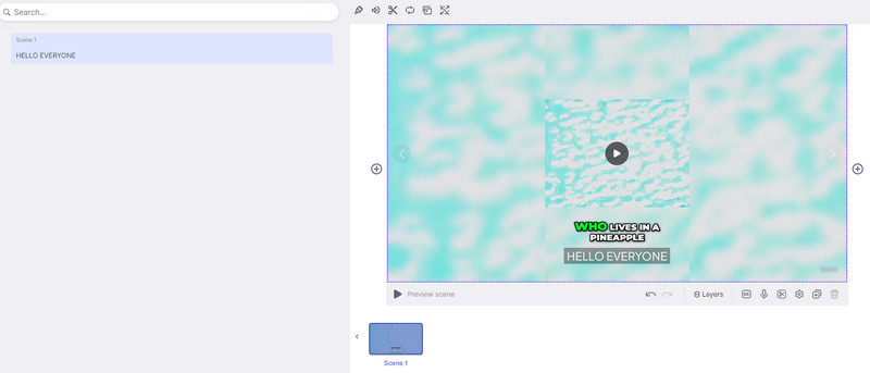 Funktion: visuelle Inhalte zu Video
