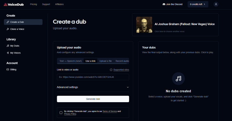 VoiceDub-Stimmgenerator